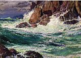 Edward Henry Potthast Famous Paintings - Stormy Seas